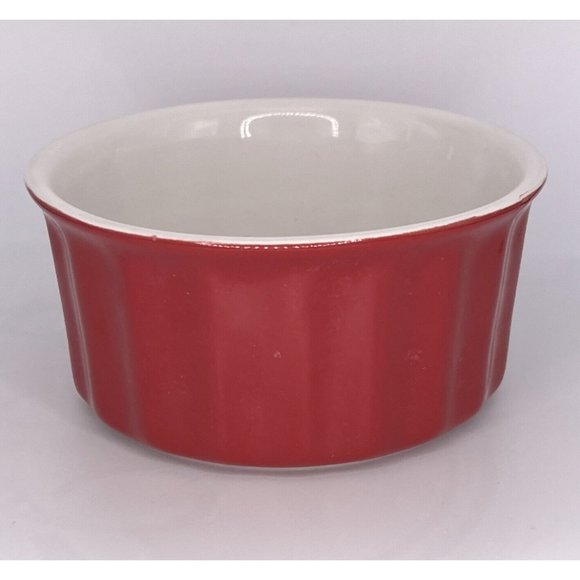 Housewares International  Round Casserole Dish Red and White - Picture 4 of 4